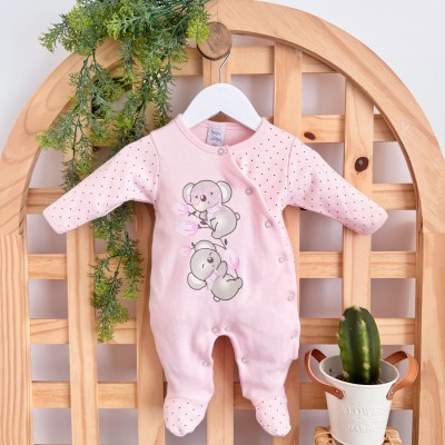 Macacão Trape Zape - Babys Coalas - Rosa